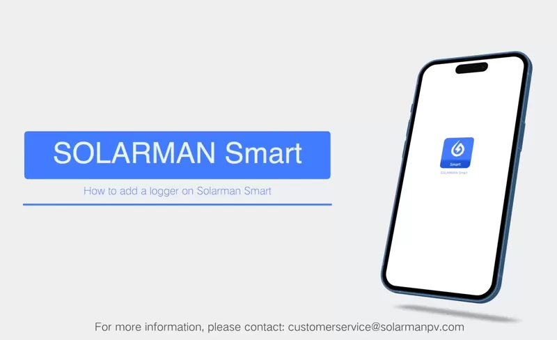 So fügen Sie einen Datenlogger in der Solarman Smart App hinzu
