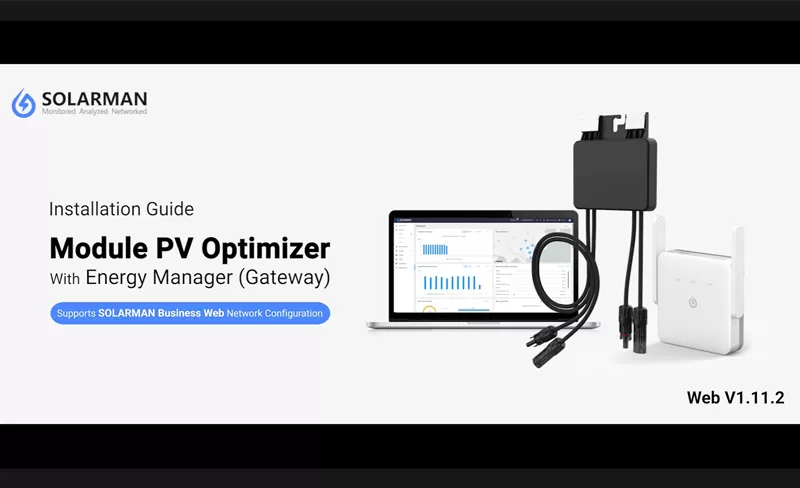 Installation shand buch-Modul PV-Optimierer mit Energie verwalten (WEB)