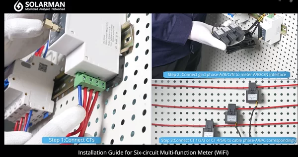 Introduction and installation guide of the SOLARMAN smart meter
