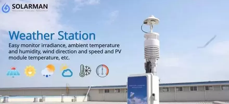 Meteoro logische Wetters tation voller Technologie