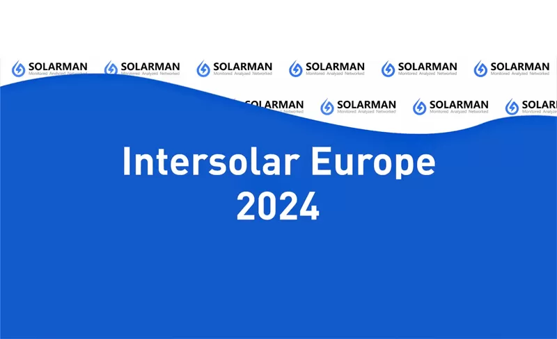 SOLARMAN leuchtet hell am ersten Tag von Inters olar Europe 2024
