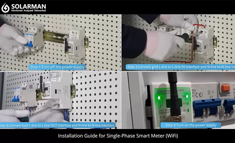 SOLARMAN Smart Meter Einführung und Installation Leitfaden