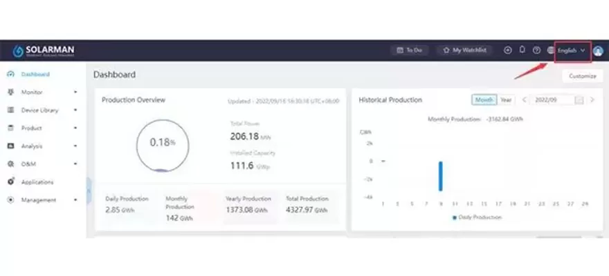 Universal Solar Monitoring Software-SOLARMAN Geschäft